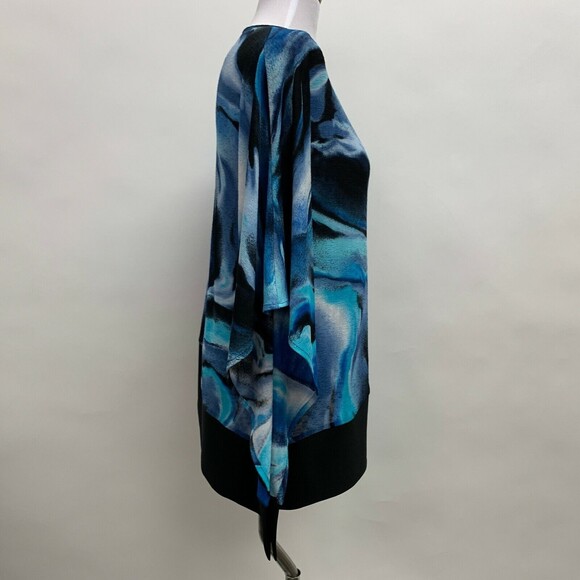 Scapa Lauren Perre Women's Top Size Small Blue Black White Multicolor - Picture 5 of 7